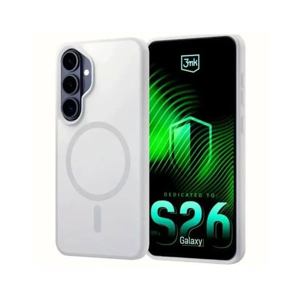 Coque 3MK Smoke MagCase Samsung Galaxy S26 Vit