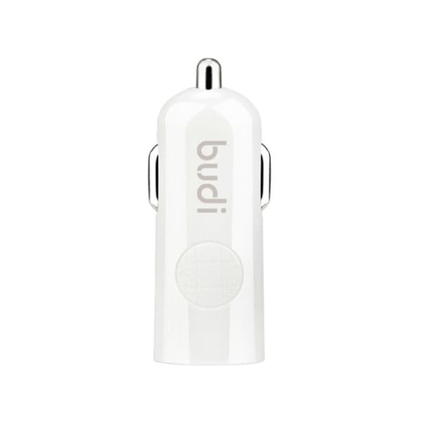 Budi - 1 USB-bil laddare med LED-indikator + Lightning-kabel