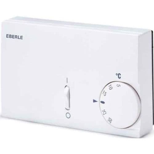 Temperaturregulator - EBERLE - e7610 - Programmerbar - Elektrisk - IP30 Vit