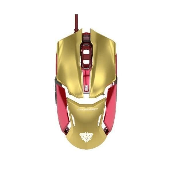 Iron Man 3 optisk spelmus - E-BLÅ - EMS610GOAA-EF - Officiell licens