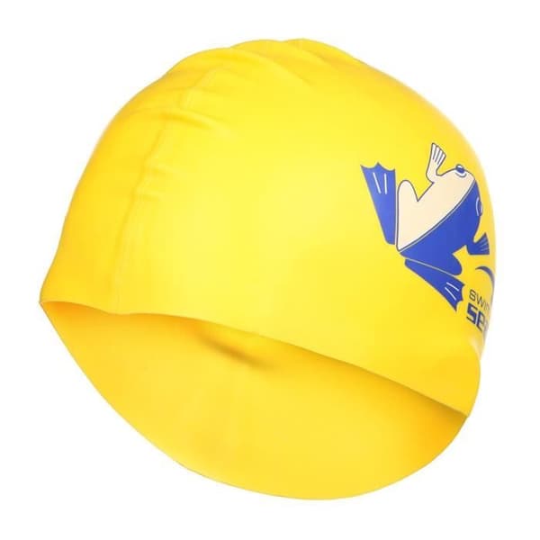 SEAC Bonnet i Premium Silikon - Barn - Gul