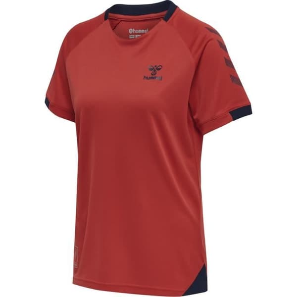 Hummel action S/S damtröja - orange - S