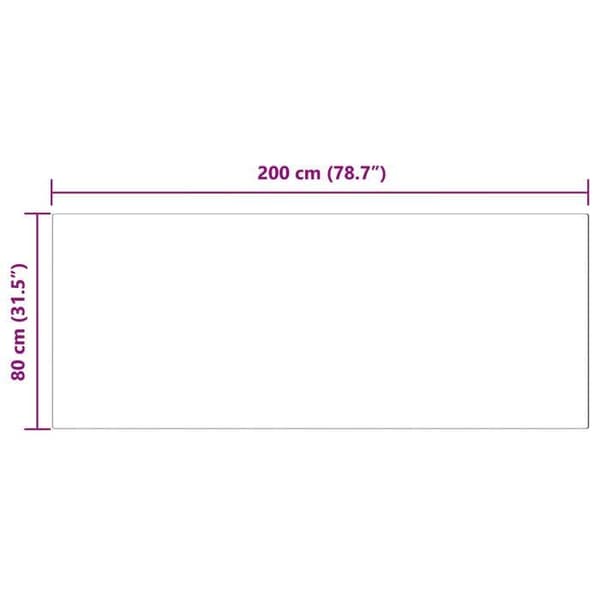 VIDAXL Rektangulär matta 80 x 200 cm i krämfärgad syntetisk päls Olite - Polyester