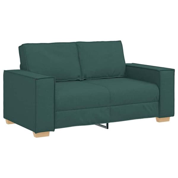Grön 2-sits soffa 120 cm Tyg