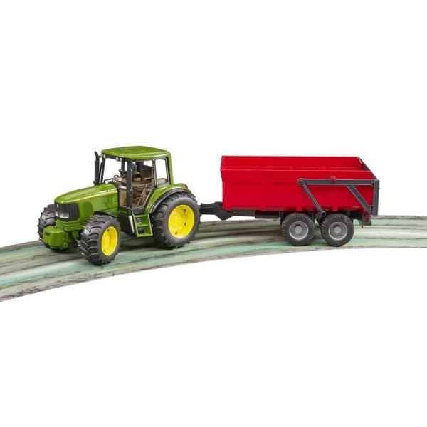 Traktor med tippvagn - BRUDER - JOHN DEERE 6920 - All terräng - Barnleksak