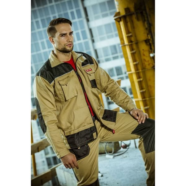 Beige byxor, 100 % bomull, storlek XL (56), CE, LAHTI