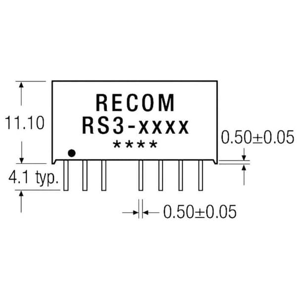 Recom elektronisk spänningsregulator
