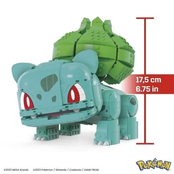 MEGA-Pokémon-Giant Bulbasaur, 1 ledad statyett (355 st) HNT96