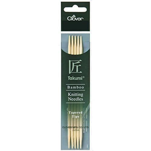 Klövernål/stickning dubbel pt.bambu 12,5cm 2,25mm -enhet