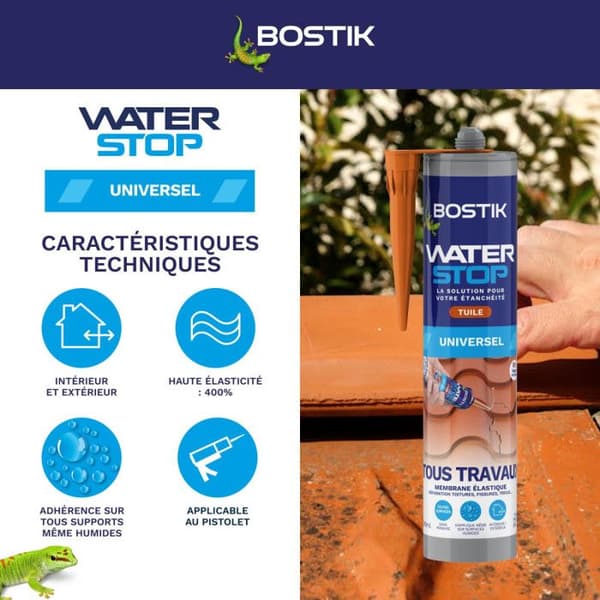 Waterstop Tuil Mastic Kartusch 290ml - Bostik