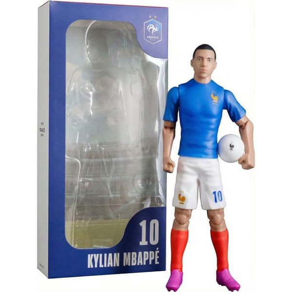 Rörlig figur - Frankrikes lag - MEGABLEU - Mbappé nummer 10 - 20 cm