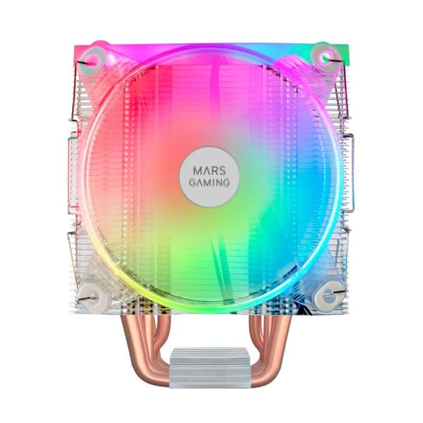 Ventilationssystem för processor - Mars Gaming - MCPU66 RGB - Transparent - Socket AM4 - Aluminium
