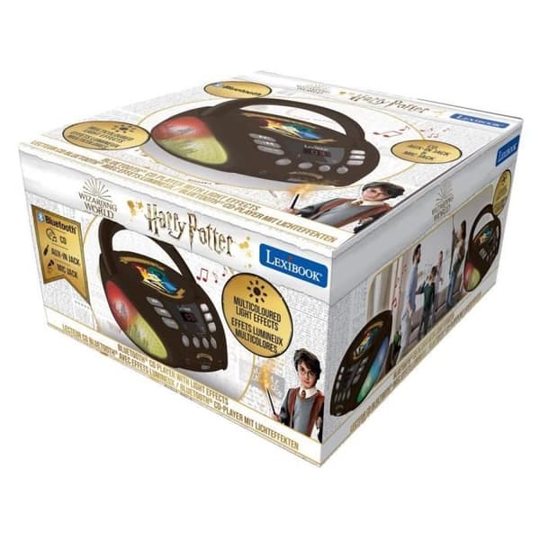 Harry Potter transportabel Bluetooth CD-spelare - Ljuseffekter - LEXIBOK