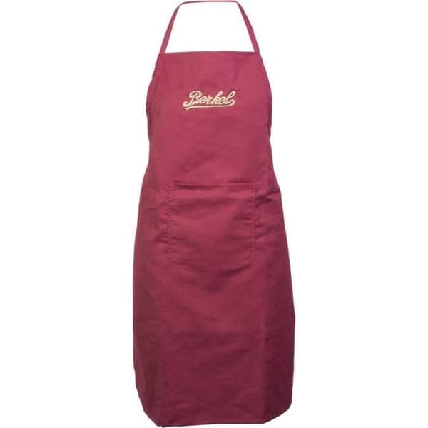 Tablier - BERKEL - DV7700 - Bomull - Antik Röd - Guldbroderi