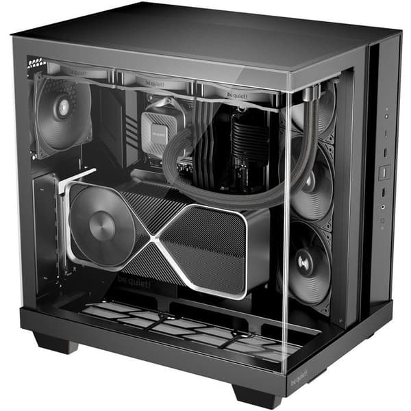 PC-chassi - Be QUIET! Light Base 500 - Kompakt - 4 fläktar 120 mm - Optimerad luftflöde - Vattenkylning 360 mm