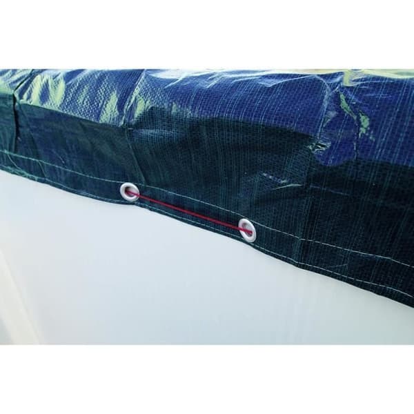 Pool cover - Steinbach - 036255 - Oval - 730x370cm - Blue - Reinforced polyethylene