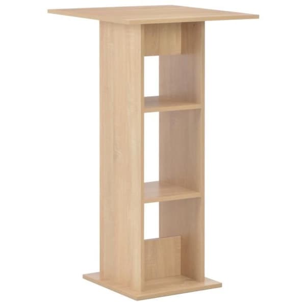 vidaXL Barbord Ek 60x60x110 cm