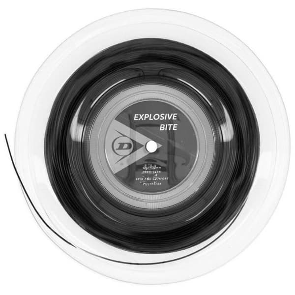 Tennistråd - DUNLOP - Explosive Bite - Svart - 16 g - 660 ft Unisex