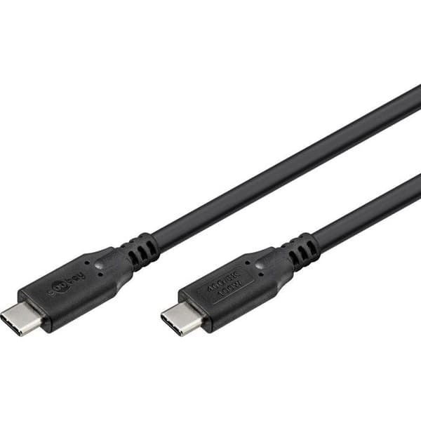 USB-C-kabel - GOOBAY - 4.0 - 100 W - 50 cm - 40 Gb/s