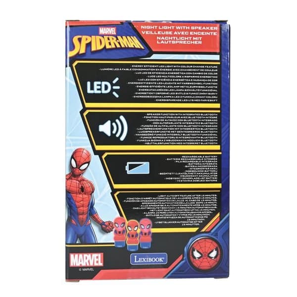 Bluetooth-högtalare nattlampa Spiderman