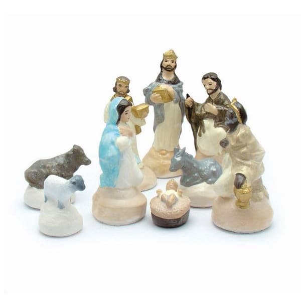 18 latexformar Santons - Julkrubba