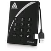 Extern hårddisk - Aegis Padlock 3.0 - 500 Go - Hårdvarukryptering AES-XTS 256-bit - USB 3.0