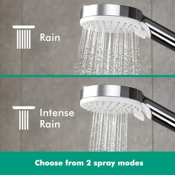 hansgrohe Crometta E 240 1-spray duschpelare, krom, 27271000