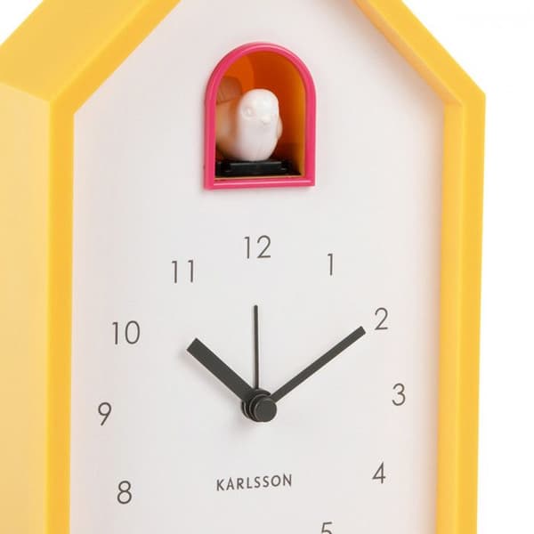 Väckarklocka - KARLSSON - Modern Koocku - Gul - Plast - Inomhus