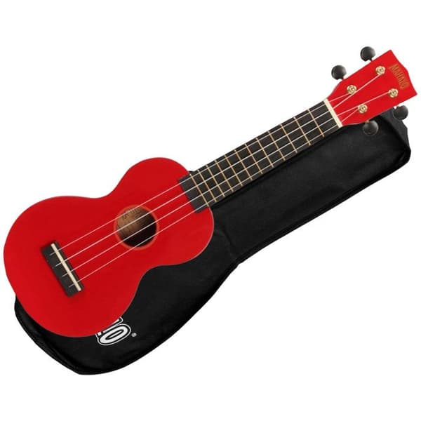 Mahalo MR1 RD Rainbow Soprano Röd + Ukulelefodral