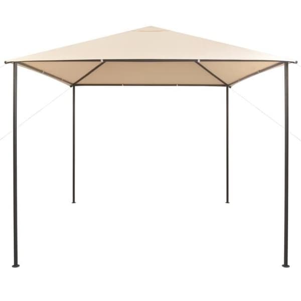vidaXL Marquee Tält 3 x 3 m Beige Stål