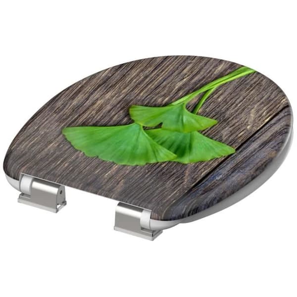 SCHÜTTE Toalettsits med soft close GINKGO & WOOD