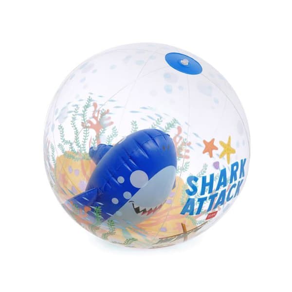 Upplåsbara leksaker - LEGAMI - BBS0004 - Strandboll - 40 cm - Transparent