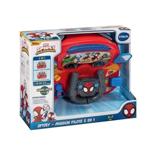 VTECH - SPIDEY - UPPDRAG PILOT 2 I 1 - Flerfärgad