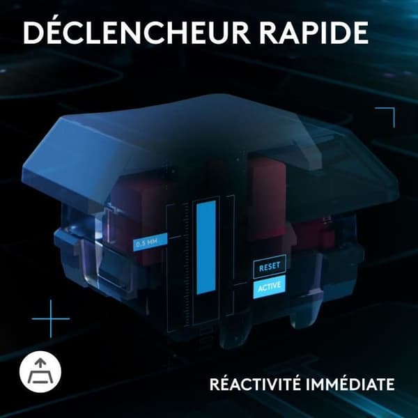 Spelklaviatur - Trådad - Logitech G - G515 Rapid TKL - Svart