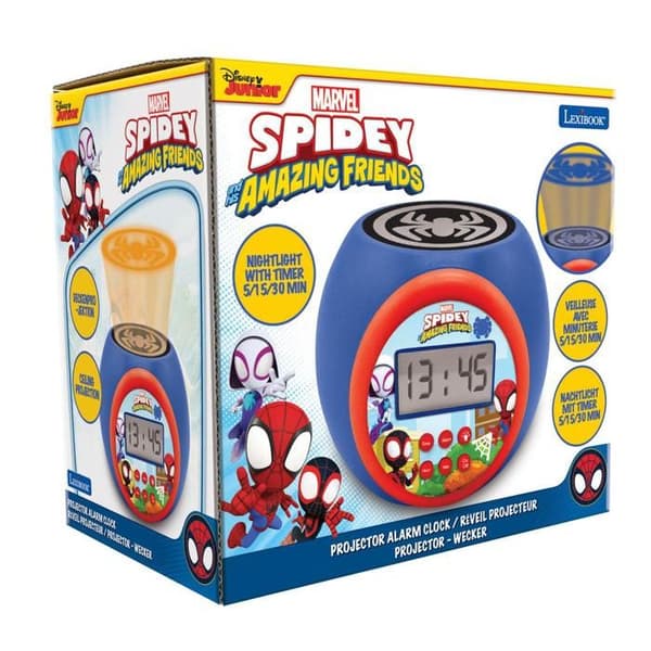 Alarm Clock Projector Spidey och hans fantastiska vänner
