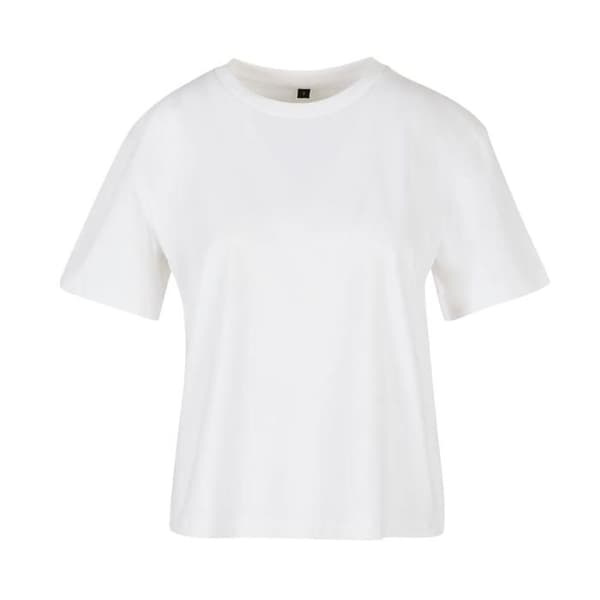 T-shirt oversize dam Build Your Brand - vit