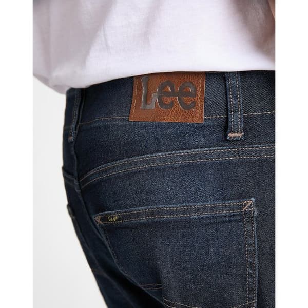 Marinblå jeans för män Lee Cooper Rak passform