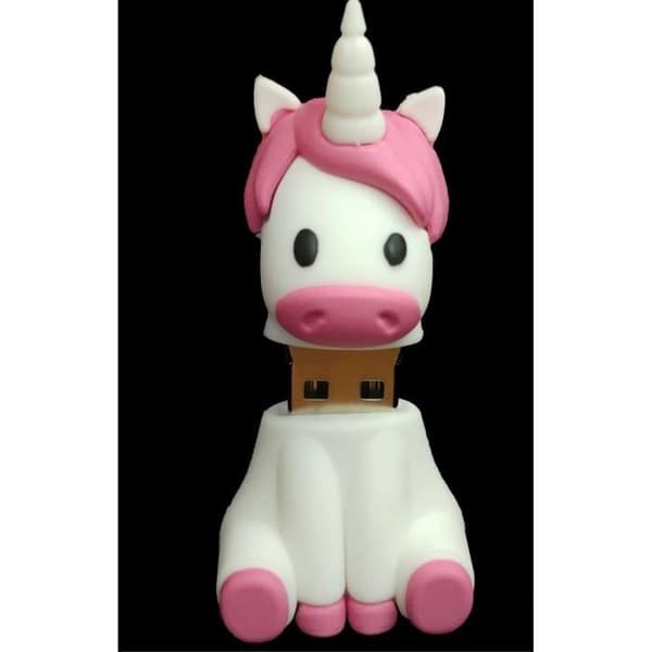 Unicorn USB Flash Drive 8GB - Memory Stick Datalagring - Pendrive - rosa - Unik originaldesign