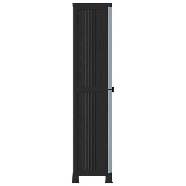 vidaXL Plastskåp 68x39x171,5 cm
