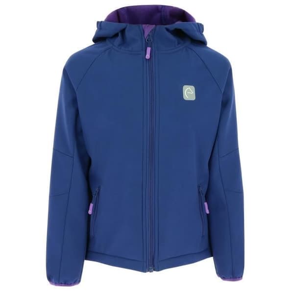 Ridsport softshelljacka barn Equi-Kids Amandine - marinblå - 4 år