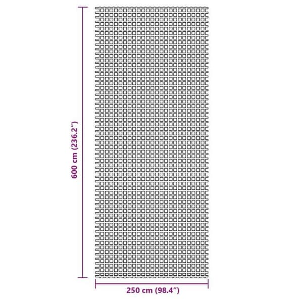 vidaXL Tältmatta grön 6x2,5 m 4008476