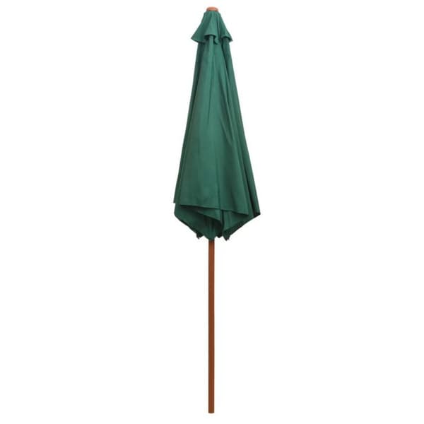 Parasoll - VIDAXL - 270 x 270 cm - Trä - Grön