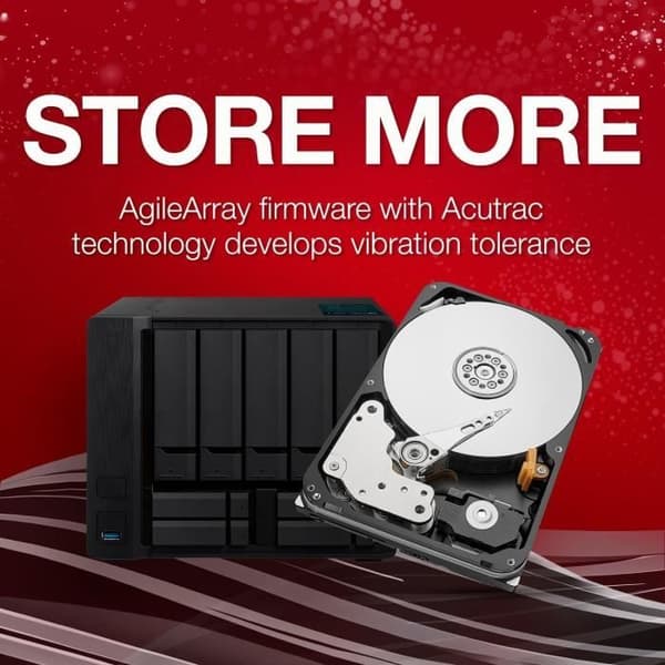 Intern hårddisk - SEAGATE - IRONWOLF PRO 8To - SATA 6 Gbits/s - 7200RPM