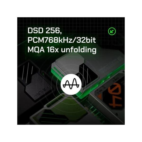 Hiby R4 Hi-Res-spelare med Android 12 Silver