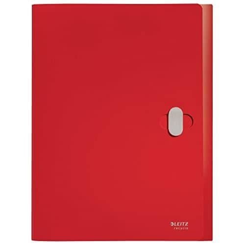 Konventionell mapp - LEITZ - 46230025 - Röd - PP - A4 - 250 ark