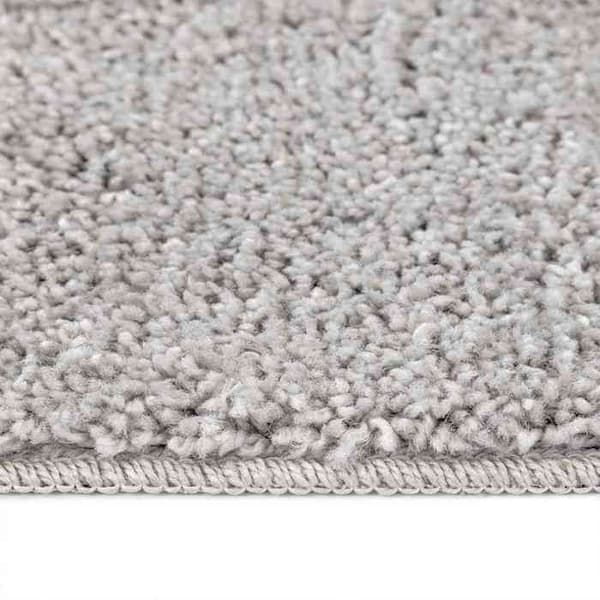 Matta - mattunderlägg Vidaxl Shaggy Antiskl Grey 120 x 120 cm PP