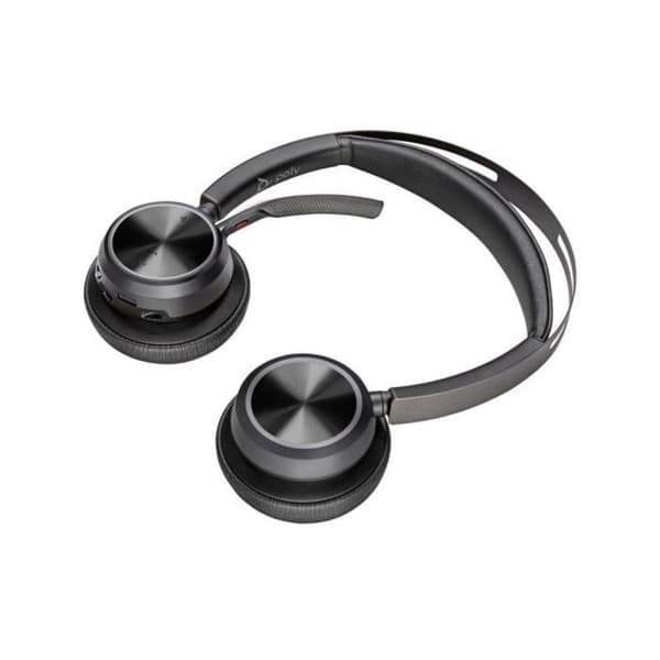 HP Poly Voyager Focus 2 Bluetooth Stereo över-ear headset svart med brusreducering dators headset