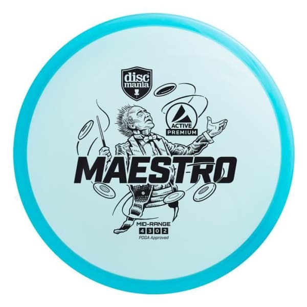 Disc golf aktiv premium-line maestro mellanklass blå