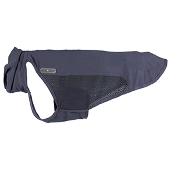 Insektsavvisande jacka för hund - TRIXIE - Insect Shield - Polyester - Grå - Storlek M - Långvarigt skydd