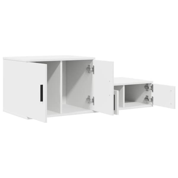 Sängbord - Vit - MDF - 40 cm - Nutida - Design